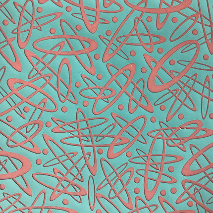 Syn’s #16A Overlapping Ovals Geometric Silkscreen For Crafting Polymer Clay + Mixed Media metric - Create Along 