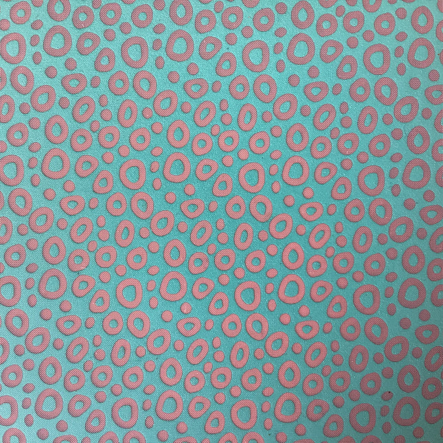 Oh Yeah Baby Silkscreen Circles Round Abstract for Polymer Clay and Mixed Media - Create Along 