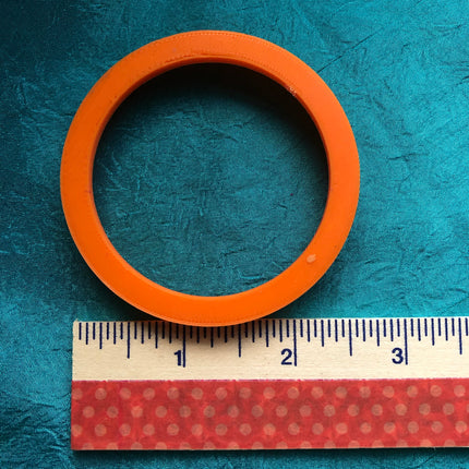 Circle Round Statement 2.5 inch polymer clay trading coin pendant Cutter Basics - Create Along 