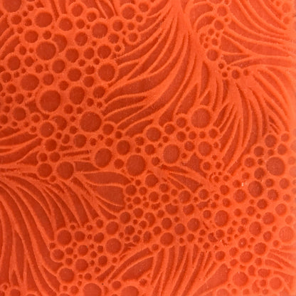 Tide Pool ocean seaweed Texture Mat Silicone rubber Stamp for polymer clay paper Gelli plate and resin bubbles - Create Along 