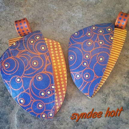Syn’s #7 Circles Rectangles mod geometric Silkscreen For Crafting Polymer Clay + Mixed Media - Create Along 