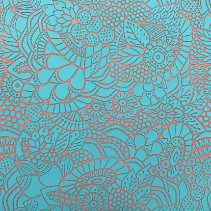 Silkscreen Floral Extravaganza Stencil for Polymer Clay, Art Jewelry and Mixed Media - Create Along 