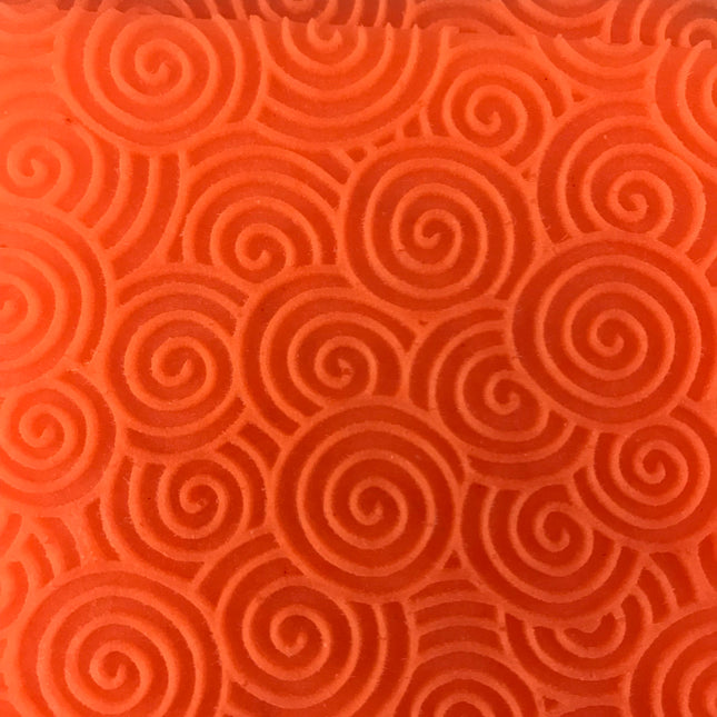 Texture Sheet Celestial Spirals cloud Design for polymer clay and mixed media stamping - Create Along 