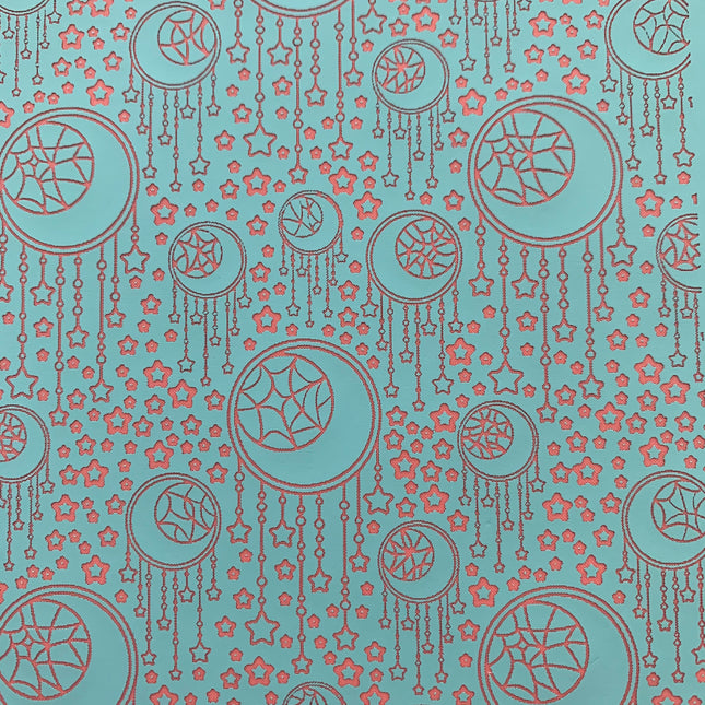 Silkscreen Stencil Moonbeam Dreams for Polymer Clay and Mixed Media - Create Along 