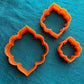 Ruffled Kiss Jewelry Sized Set Of 3 polymer clay Cutters - Polymer Clay TV tutorial and supplies