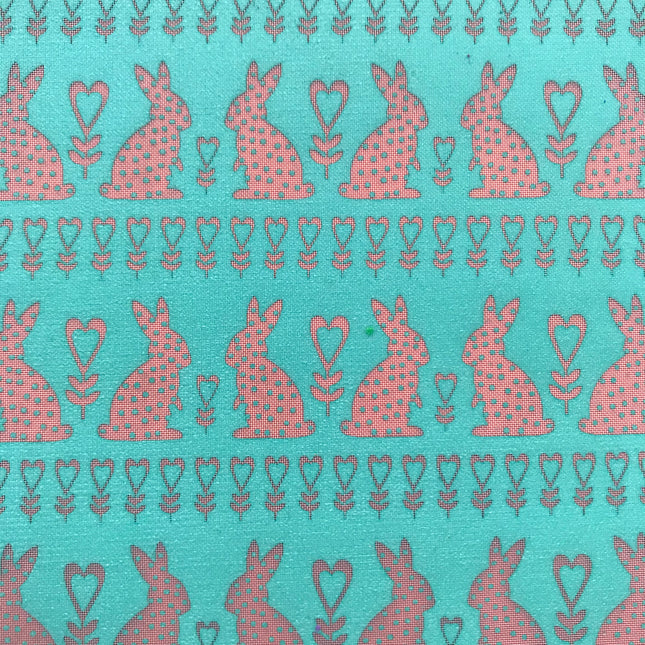 Hunny Bunny Easter Bunnies Hearts Silkscreen Stencil for Polymer Clay, Art Jewelry - Create Along 