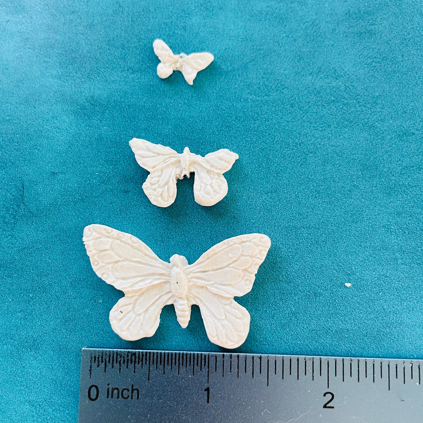 Polymer Clay Resin Mold - 3 butterfly variety small for slabs earrings art jewelry