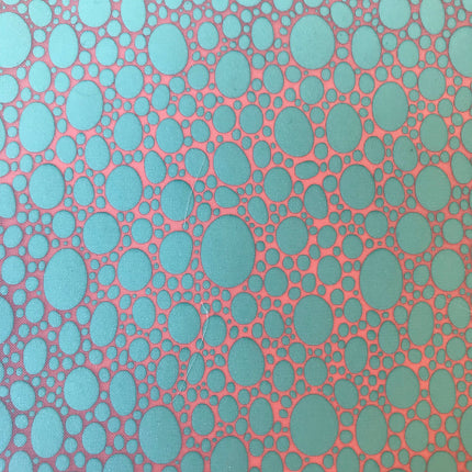 Bubbles Eggs Ovals Pattern Silkscreen Stencil for Polymer Clay, Art Jewelry, Mixed Media
