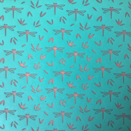 Dragonflies Silkscreen Spring Bug Stencil For Polymer Clay - Create Along 