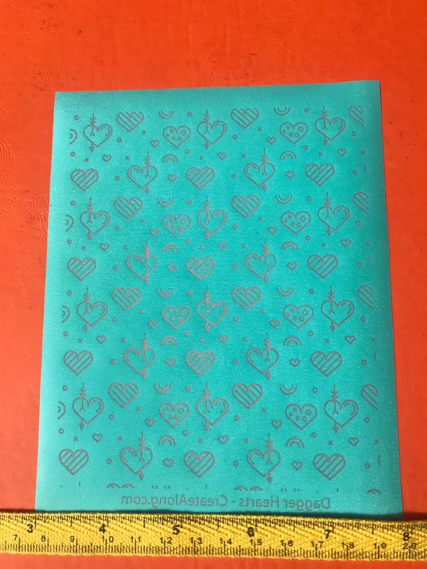 Dagger Hearts Silkscreen Valentine For Crafting, Polymer Clay Earrings Jewelry + Mixed Media - Create Along 