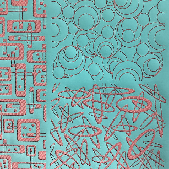 Syn’s #13 Three patterns in one Modern circles ovals Silkscreen For Crafting Polymer Clay + Mixed Media - Create Along 