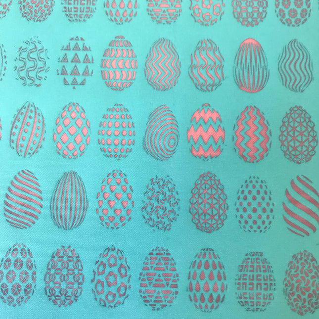Eggtastic Easter egg hunt Silkscreen Stencil for Polymer Clay, Art Jewelry, Mixed Media