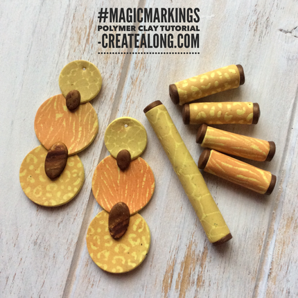 Magic Markings PDF Tutorial – Faux Batik Pattern Technique for Polymer Clay | 20 Pages, 38 Photos - Create Along 