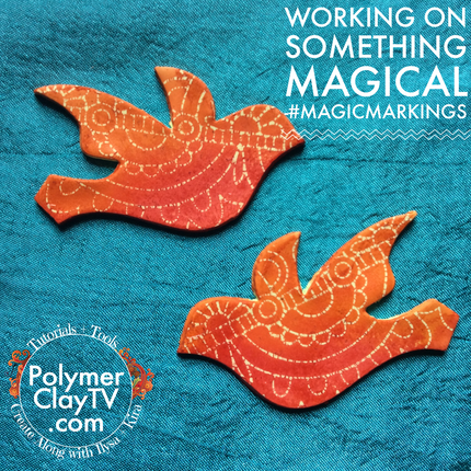 Magic Markings PDF Tutorial – Faux Batik Pattern Technique for Polymer Clay | 20 Pages, 38 Photos - Create Along 