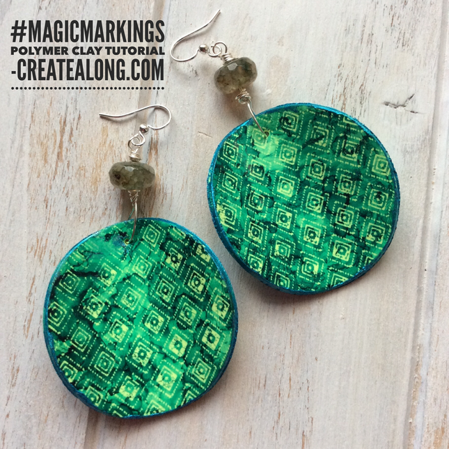 Magic Markings PDF Tutorial – Faux Batik Pattern Technique for Polymer Clay | 20 Pages, 38 Photos - Create Along 