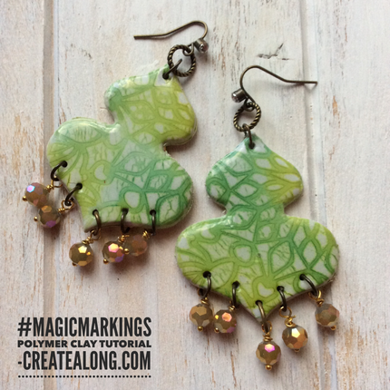 Magic Markings PDF Tutorial – Faux Batik Pattern Technique for Polymer Clay | 20 Pages, 38 Photos - Create Along 