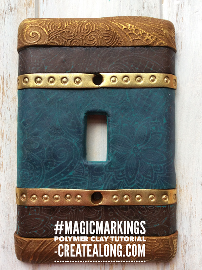 Magic Markings PDF Tutorial – Faux Batik Pattern Technique for Polymer Clay | 20 Pages, 38 Photos - Create Along 