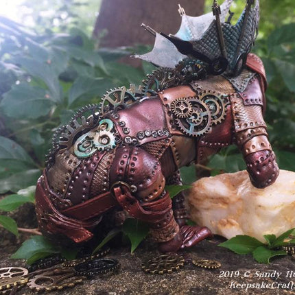 Make an Amazing Steampunk Sculpted Dragon with Polymer Clay Online Workshop with Sandy Huntress - Create Along 