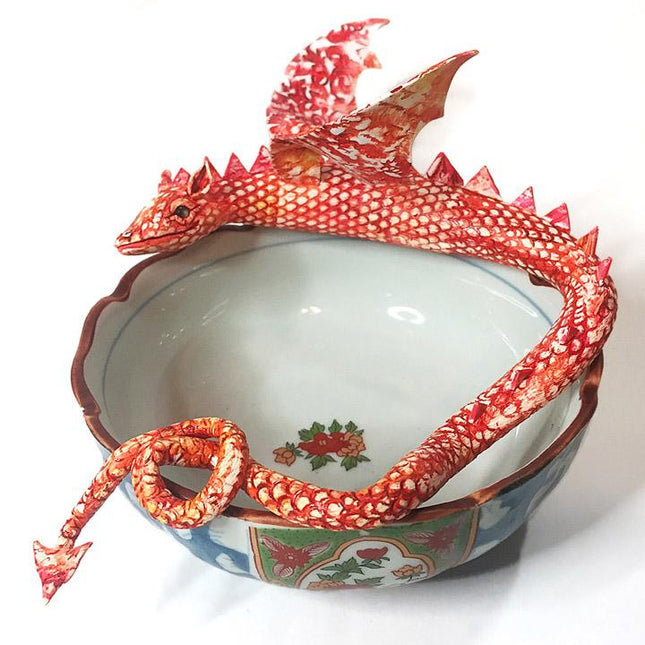 Make a Faux Batik Effect Sculpted Dragon with Polymer Clay Online Workshop with Sandy Huntress - Create Along 