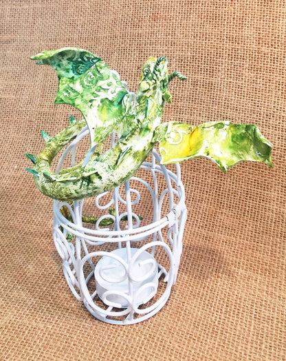 Make a Faux Batik Effect Sculpted Dragon with Polymer Clay Online Workshop with Sandy Huntress - Create Along 