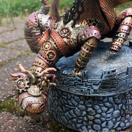 Make an Amazing Steampunk Sculpted Dragon with Polymer Clay Online Workshop with Sandy Huntress - Create Along 